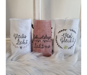 ADVENTSKALENDER 24. Dezember - Stickdatei - ITH Mini Lichtbeutel Vol. 1